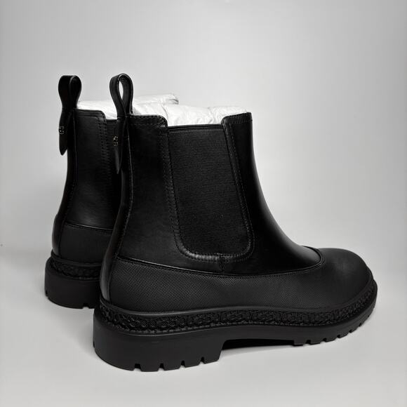 Coach Men's Carver Lug Sole Chelsea Boots in Black - Picture 4 of 10